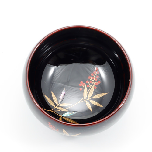 輪島塗り お椀 蒔絵 南天 Amazon.co.jp: 輪島塗 元岡光漆堂謹製 南天