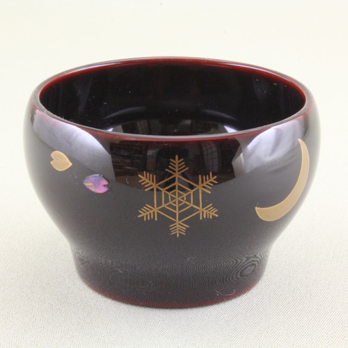 輪島塗雪月花盃螺鈿