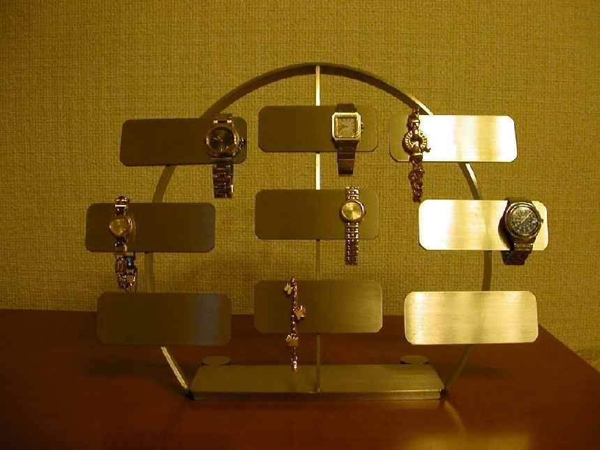 腕時計スタンド　ステンレスバー18本掛け腕時計スタンド