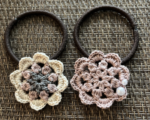 新作☆レジンヘアゴム　ホワイトレース♡ガーリー ハンドメイド レジン ヘアゴム ヘアゴム Y's Moon 通販 17311044