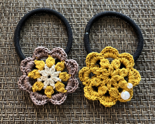 レース編み＊ヘアゴム《2個セット》 ヘアゴム じんたん 通販 17958020