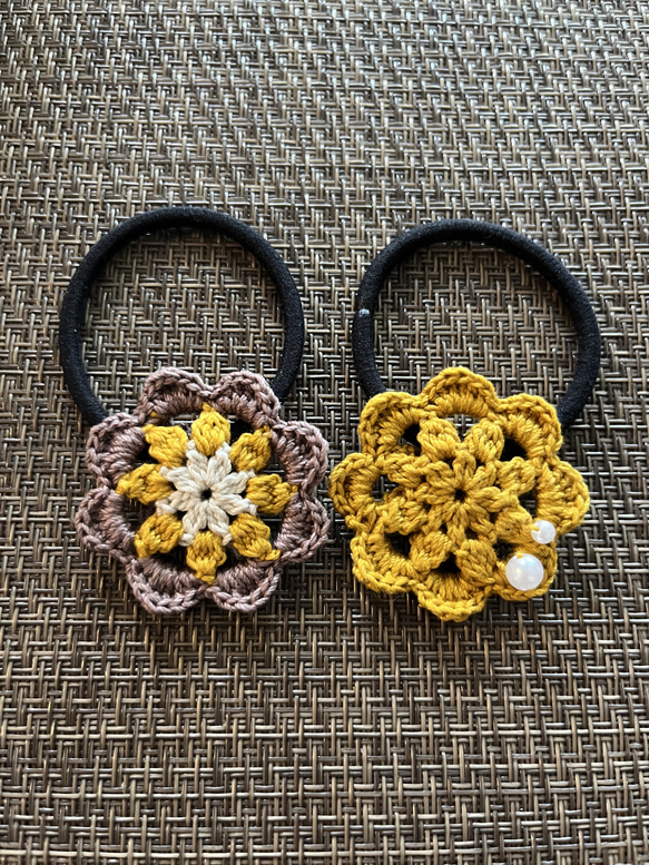 レース編み＊ヘアゴム《2個セット》 ヘアゴム じんたん 通販 17958020