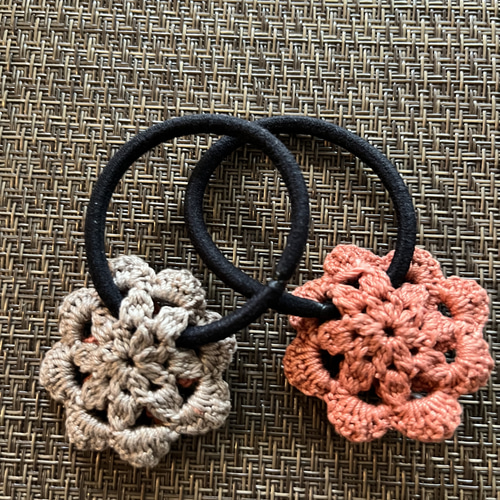 新作☆レジンヘアゴム　レースシリーズ❹ レース編み＊ヘアゴム《2個セット》 ヘアゴム じんたん 通販