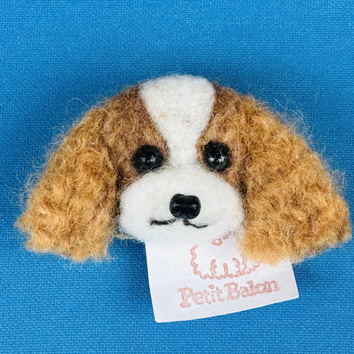 ふわもこブローチ 色々なわんこたち 羊毛フェルト petit balon 通販
