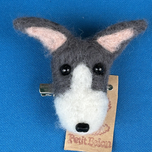 ふわもこブローチ 色々なわんこたち 羊毛フェルト petit balon 通販