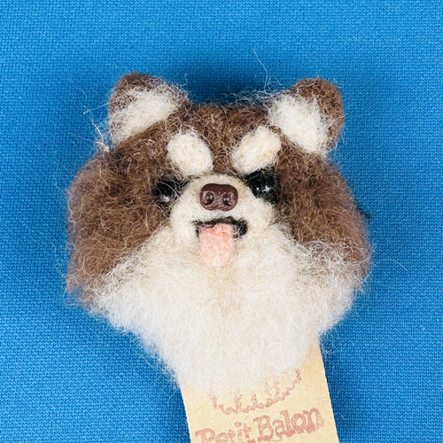 モコモコわんこブローチ ふわもこブローチ 色々なわんこたち 羊毛フェルト petit balon 通販