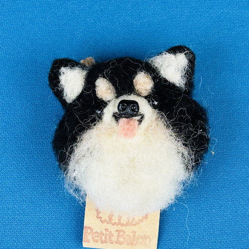 ふわもこブローチ 色々なわんこたち 羊毛フェルト petit balon 通販