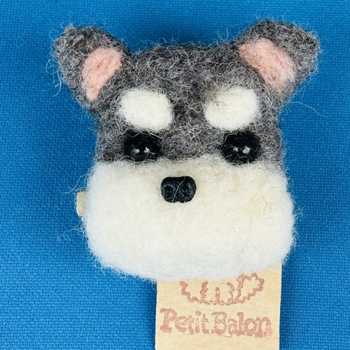 ふわもこブローチ 色々なわんこたち 羊毛フェルト petit balon 通販