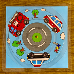 《送料込み》絵合わせ『くるんくるんパズル』〜丸または四角型〜4種類セット 2枚目の画像