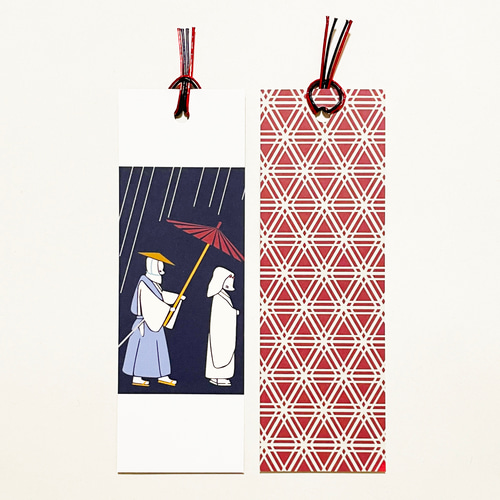 狐の嫁入り 御朱印帳 ビニールカバー 栞付き 水引 イラスト 全20ページ