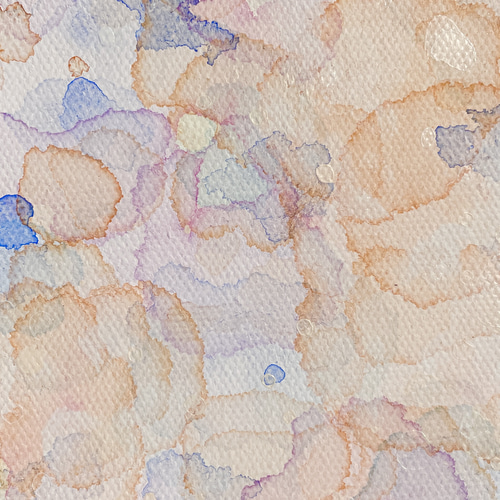 原画「temperature2」10cm角の小さな立体キャンバス 絵画