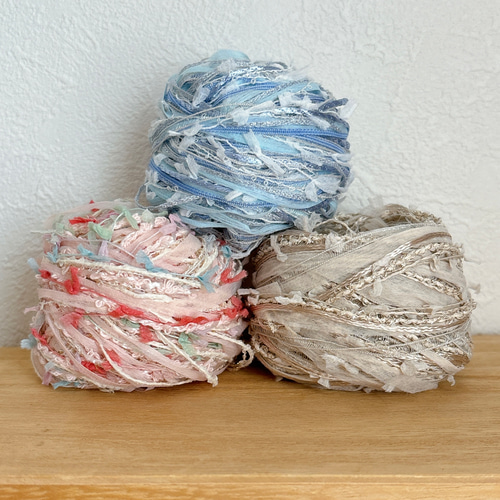 引き揃え糸 アソートd （引き揃え糸6玉セット （引き揃え毛糸玉 mini  