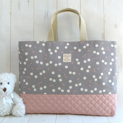 お名前刺繍入り さくらんぼのレッスンバッグ 6点セット レッスン