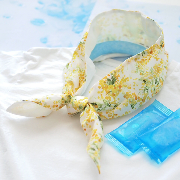 ネッククーラーカバー+保冷剤ポケット付 クールスカーフ・クール