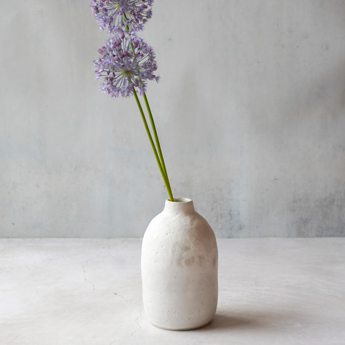 【北欧ヴィンテージ】Siri Seger フラワーベース 二股 白マット 花瓶 北欧ヴィンテージ】Siri Seger フラワーベース 二股 白マット 花瓶