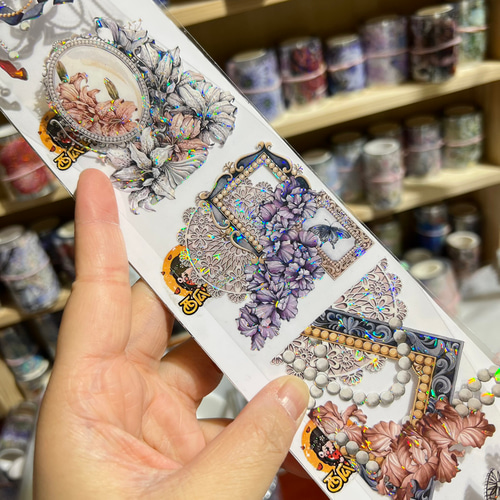 海外PETテープ 切り売り 荼蘼花事 海外マステ コラージュ マスキング