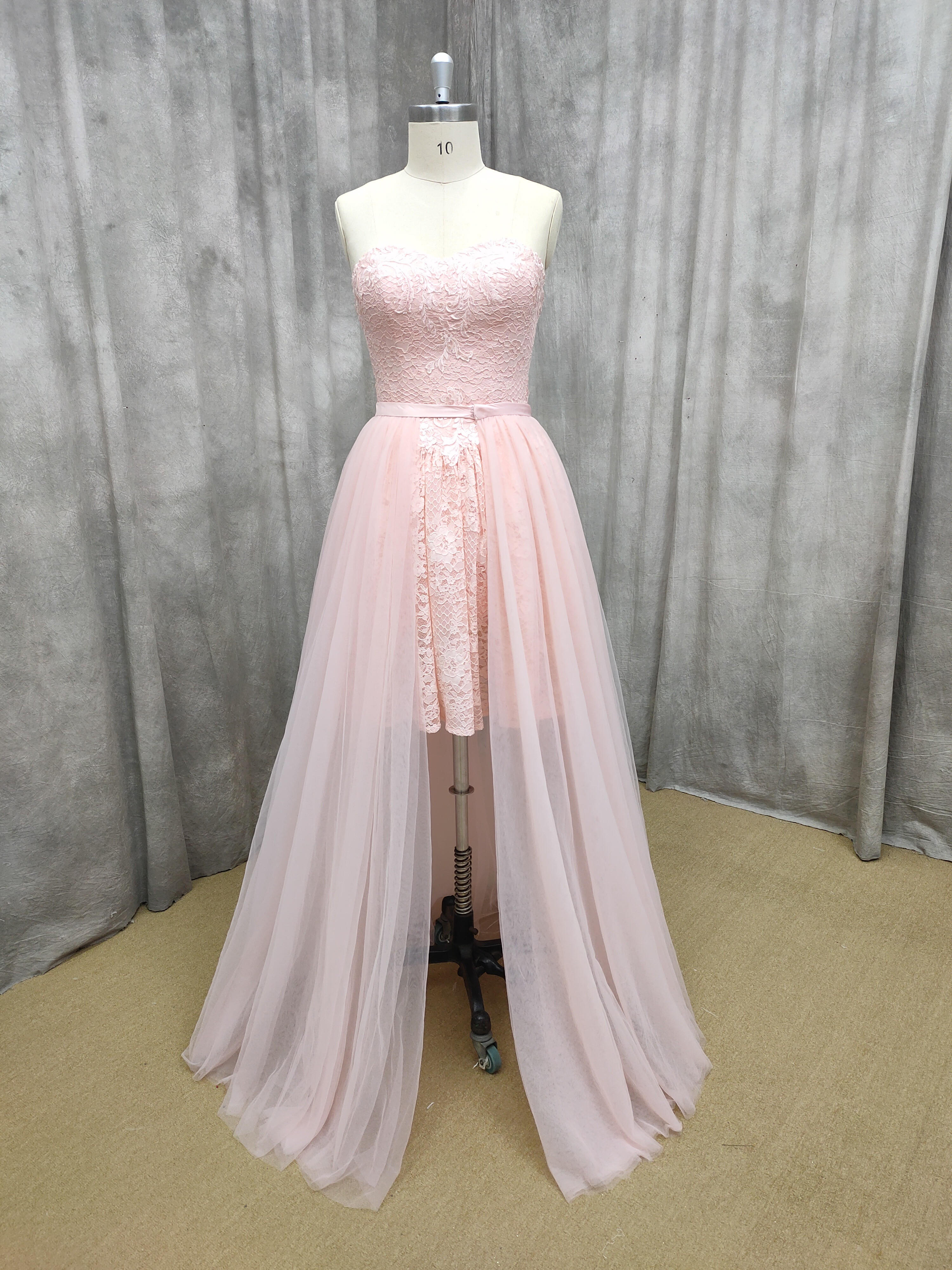 【色やデザイン変更可能・フルオーダー】チューブトップ　2Way 二次会　ドレス