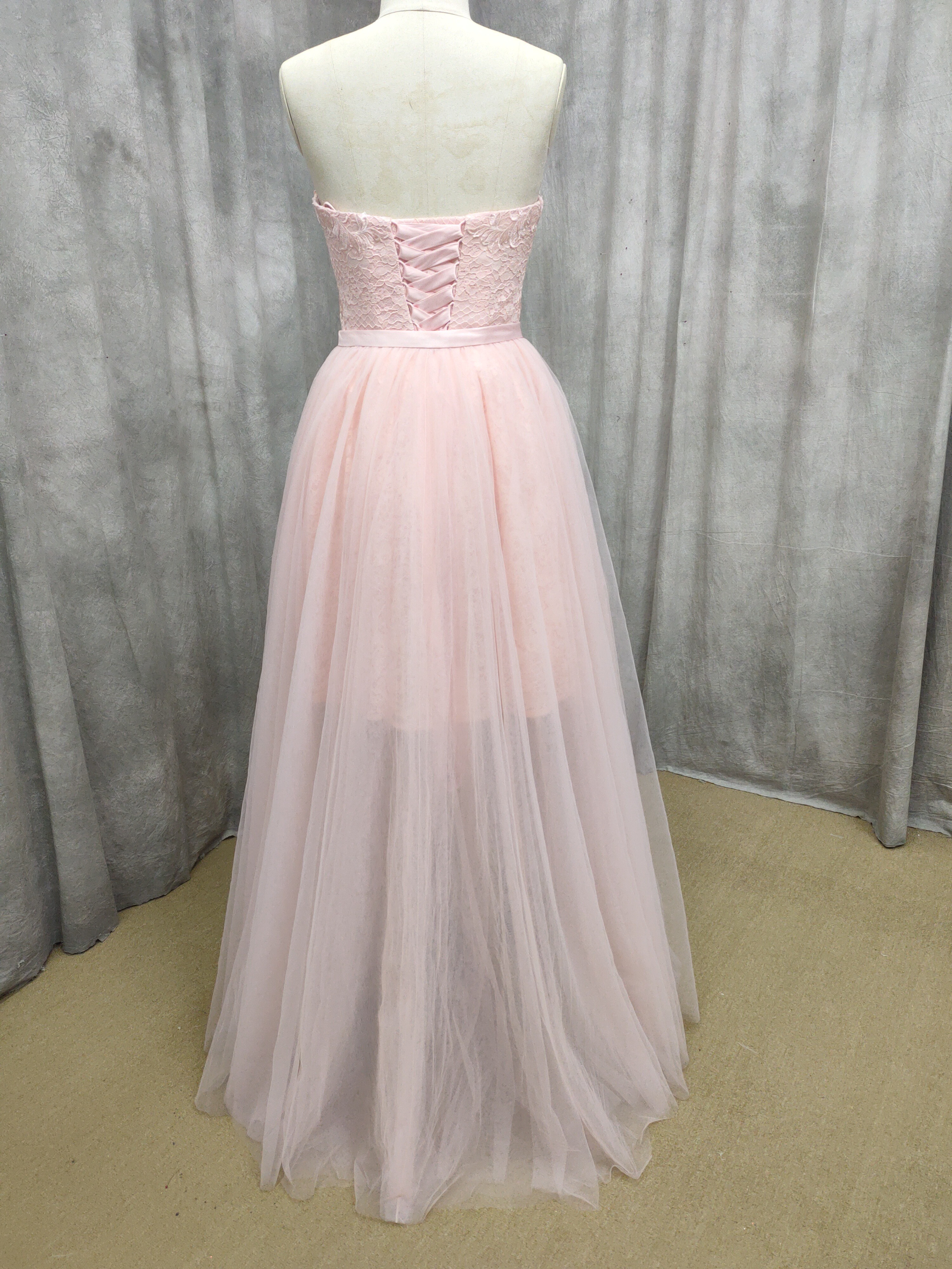 【色やデザイン変更可能・フルオーダー】チューブトップ　2Way 二次会　ドレス