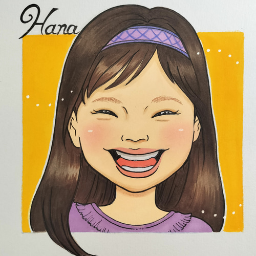 油絵　女の子　手描き　イラスト　絵画　油彩　自撮り　原画　似顔絵　自画像 油絵 女の子 手描き イラスト 絵画 油彩 自撮り 原画 似顔絵