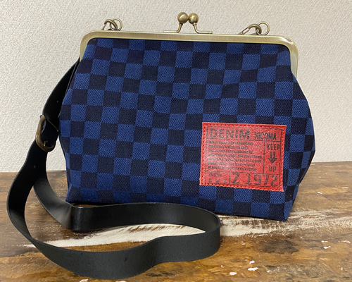 デニムリメイク【長財布】スマホショルダー バッグ グラニースクエア ハンドメイド 0a336c2585ba153da41aa26d74a7f1