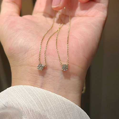 天然ダイヤモンドネックレス0.25ct k18 ネックレス・ペンダント 天然ダイヤモンドネックレス0.25ct k18 ネックレス・ペンダント