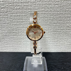 ブレスレット　時計　花柄　蓋付き　アンティーク ブレスレット ウォッチ レディース 腕時計 ハート オシャレ