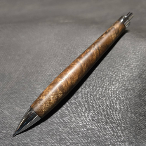 木軸ペン/バストーニュウォルナット バストーニュウォルナットバール ウッドシャープペンシル【送料