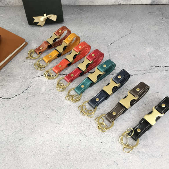 ♥どこにもない逸品がここに　バックルキー　キーホルダー　無料刻印　 3枚目の画像