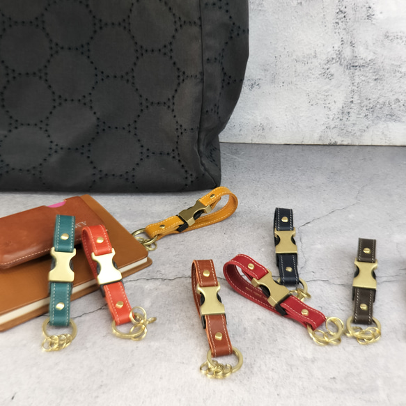 ♥どこにもない逸品がここに　バックルキー　キーホルダー　無料刻印　 2枚目の画像