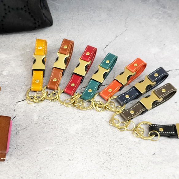 ♥どこにもない逸品がここに　バックルキー　キーホルダー　無料刻印　 11枚目の画像