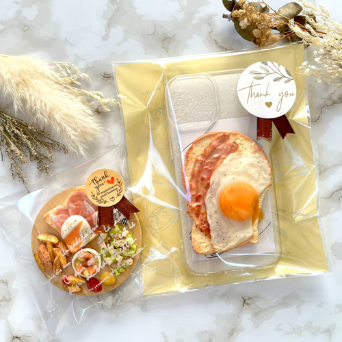 猫ちゃんトースト ベーコンエッグ ヘアゴム フェイクフード 食品サンプル エグパンベーコン》 Egg pan♡chu フィギュア 置き物 フェイクフード