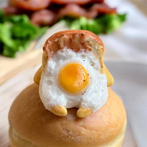 エグパンベーコン》 Egg pan♡chu フィギュア 置き物 フェイクフード