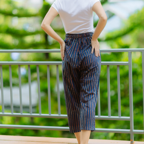 インド綿（デラワラさんちの草木染ハンドブロックプリント