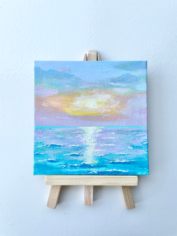 海と白波のキャンバスアート✳︎海レジンアート オーシャン