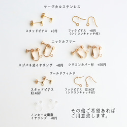 和風　鬼灯のピアス/イヤリング 7枚目の画像