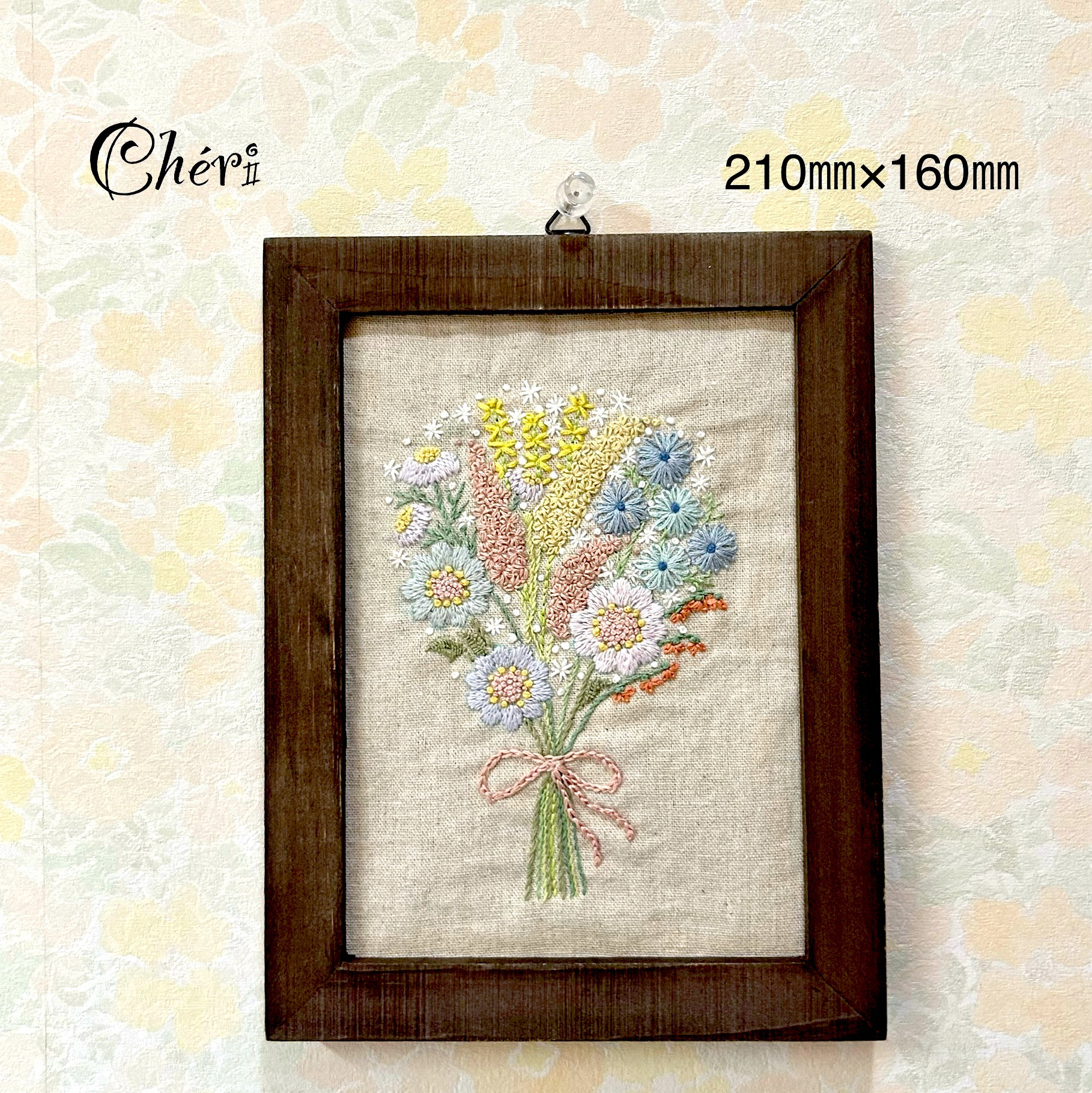 戸塚刺繍キット フレームキット ワイルドフラワー | ミモザ