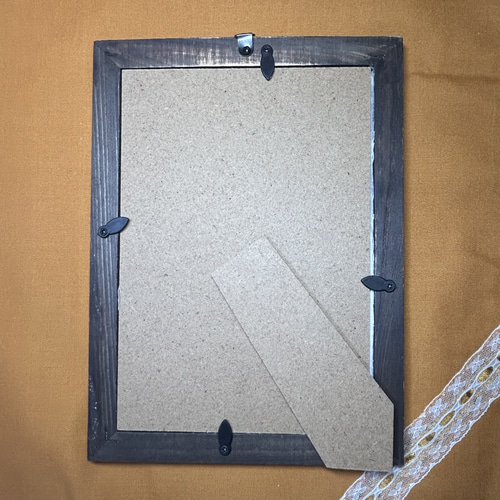 受注製作】花束刺繍プレート壁掛け フォトフレーム・写真立て