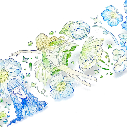 s-323○海外マスキングテープ 切り売り ／ 海外マステ コラージュ