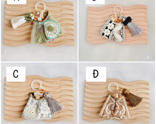 ⑅インド刺繍リボン⑅アンブレラマーカー その他雑貨 hanyuka handmade