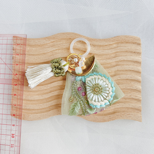 ⑅インド刺繍リボン⑅アンブレラマーカー その他雑貨 hanyuka handmade