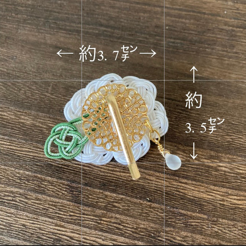 信頼も高い 紫陽花ポニーフック/水引/ラメアイボリー ポニーフック のし・冠婚葬祭用品