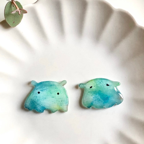 泳ぐ エイ マンタ メンダコ 2点セット＊ 選べる種類・ストラップ