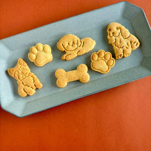 犬✴︎肉球 2種類のスタンプ付き【クッキー型】 クッキー型 NICA 通販