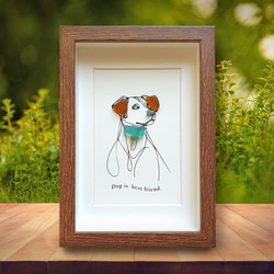 犬と友情〉シーグラスアート その他アート moon 通販 17962515｜Creema