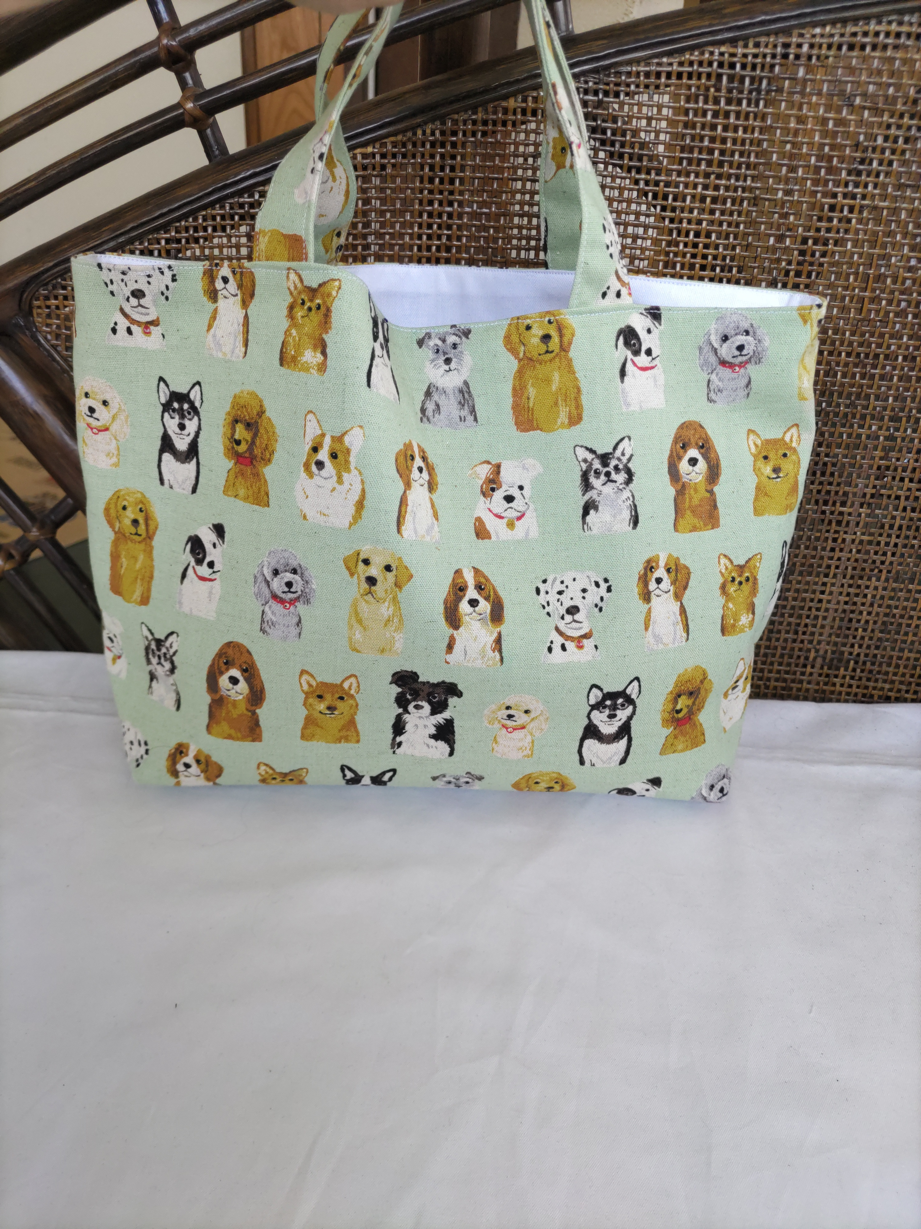 DOGMAN トートバッグ 犬デザイン