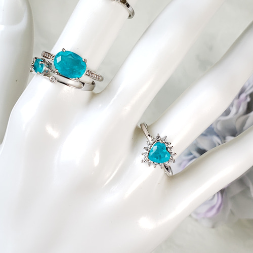 SummerSale☆ ブラジルブルー パライバトルマリン 人工宝石