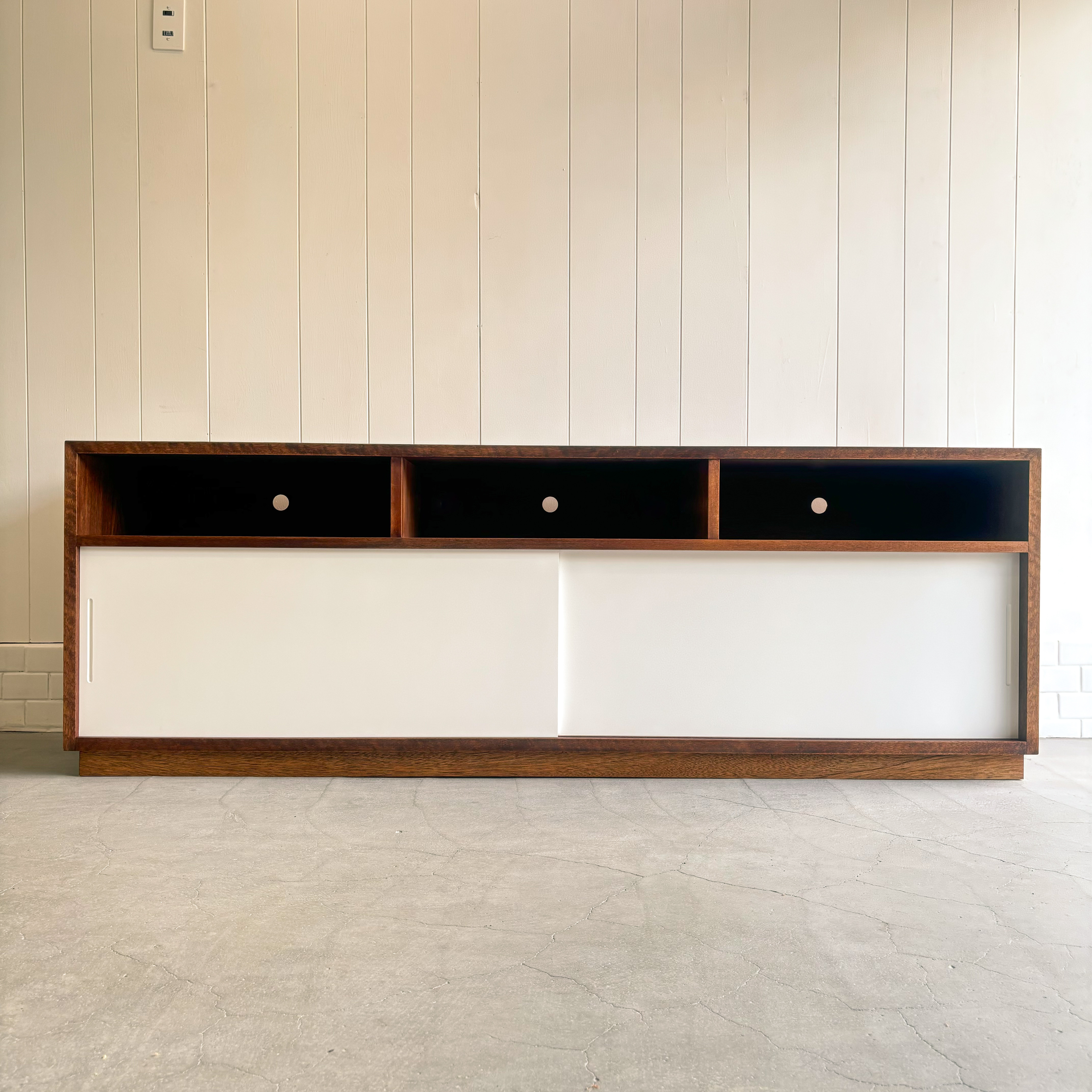 BROWN'S AUDIO BOARD【LOW・WHITE】サイズ変更可能　本棚　テレビボード　北欧　ミッドセンチュリー