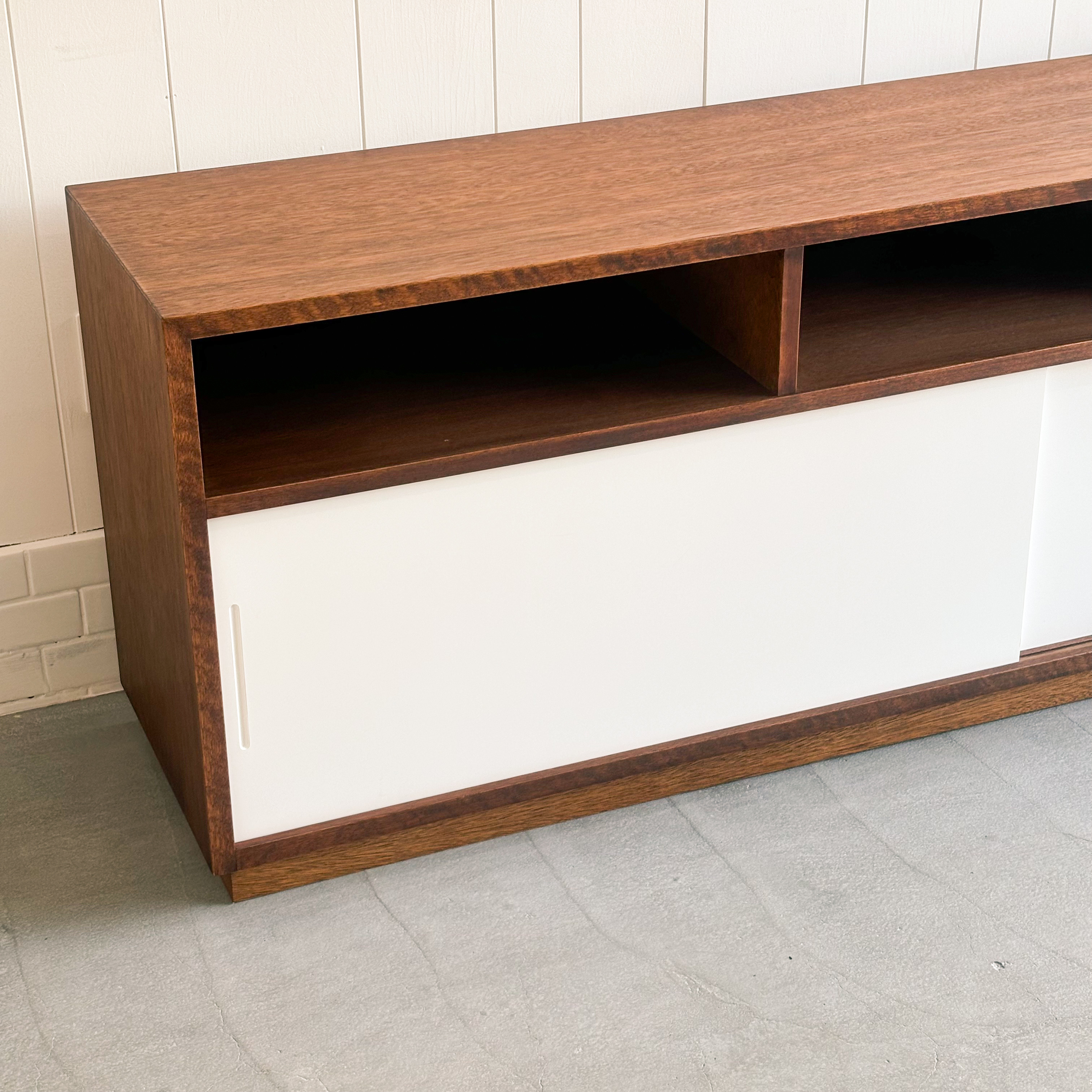 BROWN'S AUDIO BOARD【LOW・WHITE】サイズ変更可能　本棚　テレビボード　北欧　ミッドセンチュリー