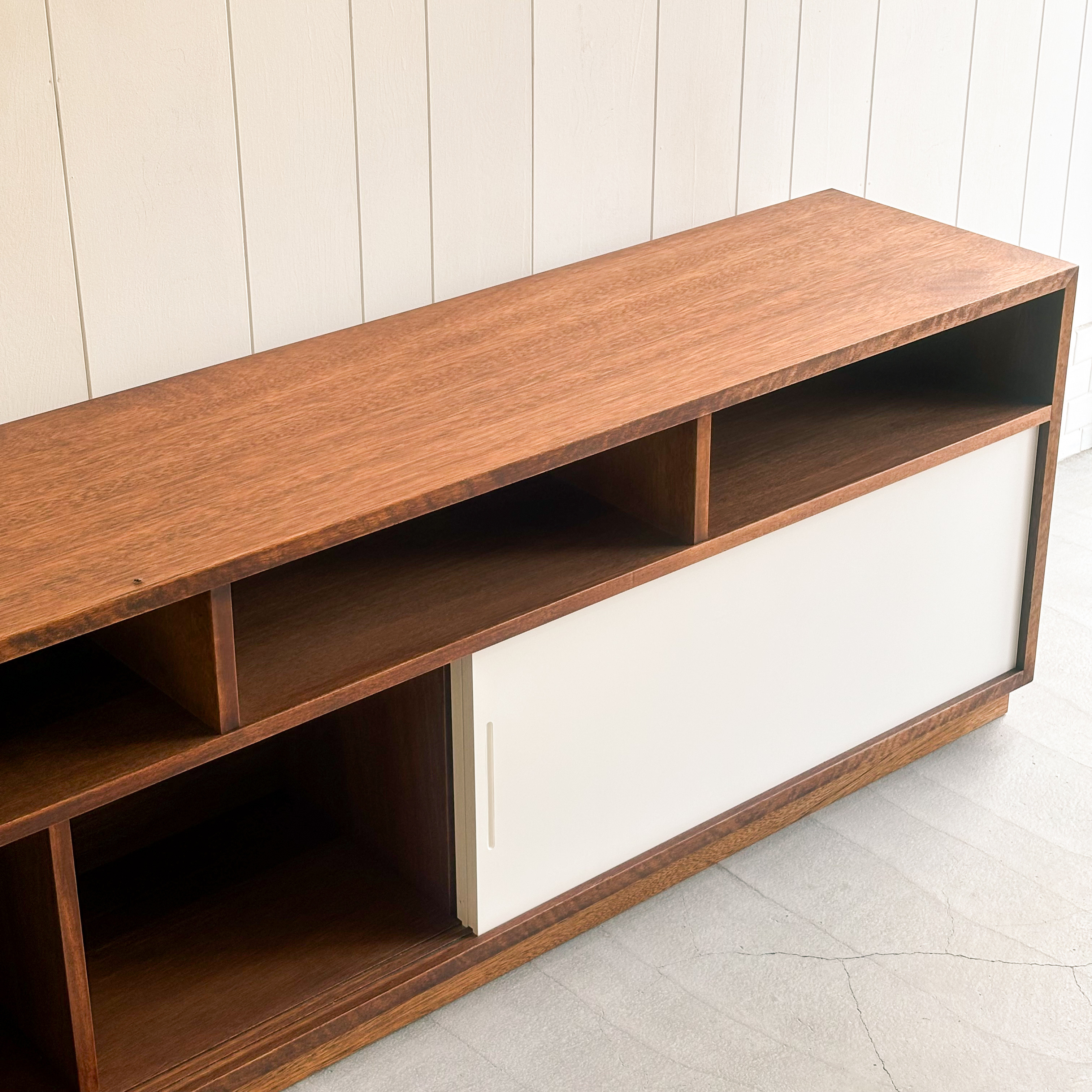 BROWN'S AUDIO BOARD【LOW・WHITE】サイズ変更可能　本棚　テレビボード　北欧　ミッドセンチュリー