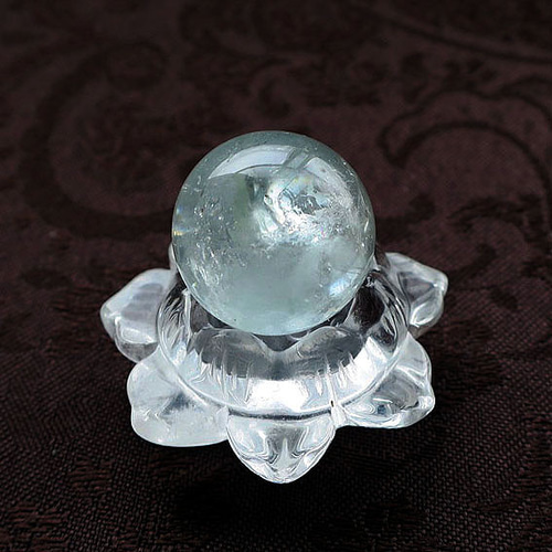 ブルートパーズ スフィア/丸玉-a Blue Topaz sphere 天然石 BodhiTree